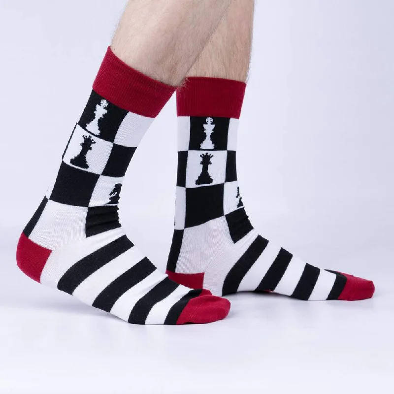 Great Bargain Sock It To Me Men's Crew Socks - Check Yeah