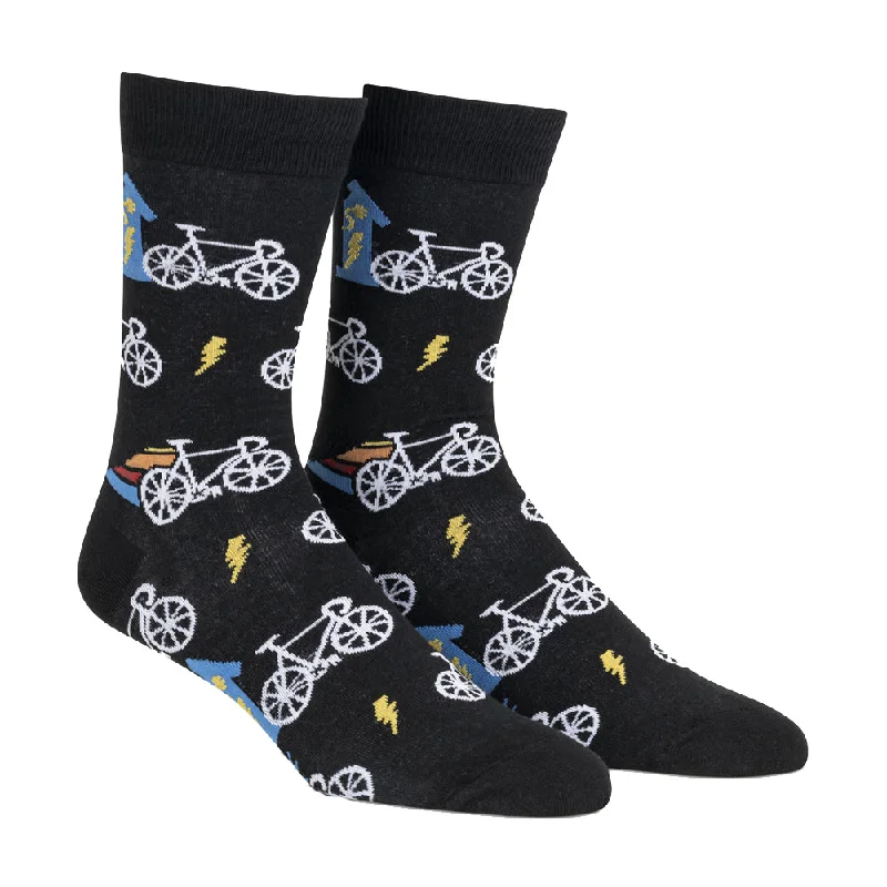 Weekend Deals That Sparkle Sock It To Me Men's Crew Socks - Fully Charged