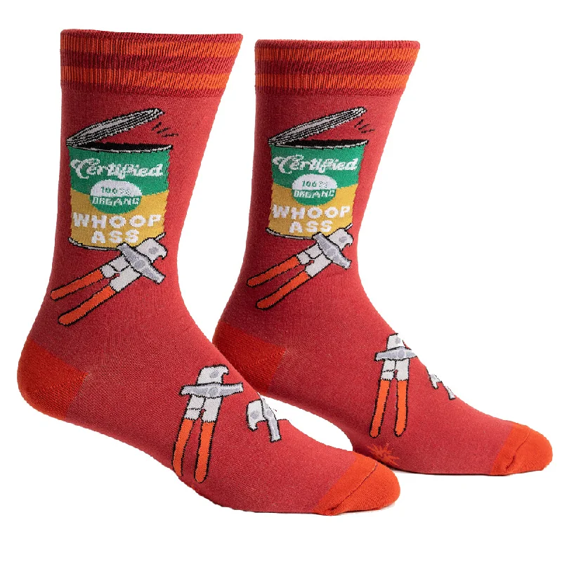 Weekend Specials to Indulge In Sock It To Me Men's Crew Socks - Opening Up a Can