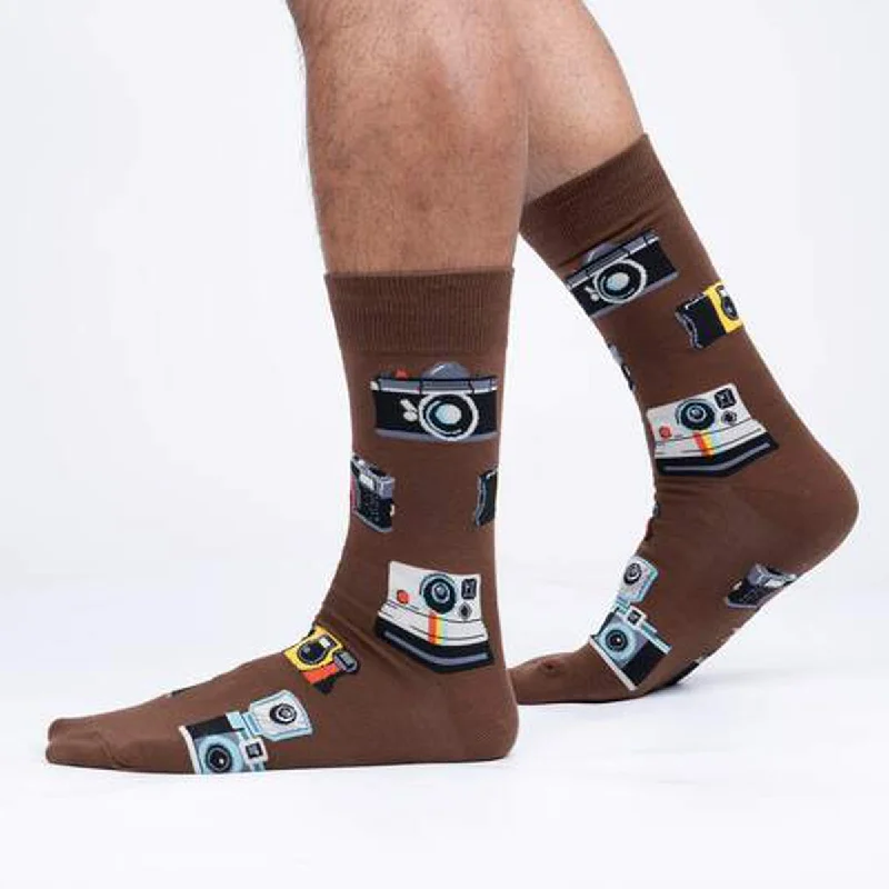 Take Action Sock It To Me Men's Crew Socks - Strike a Pose