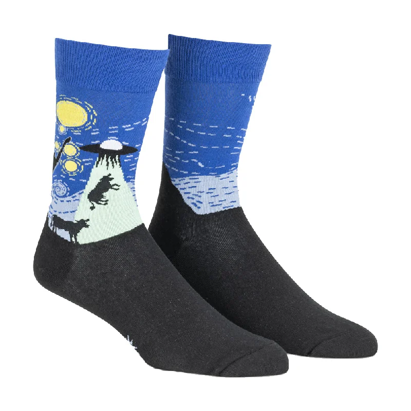 Weekend Discounts to Celebrate Sock It To Me Men's Crew Socks - The Starry Flight