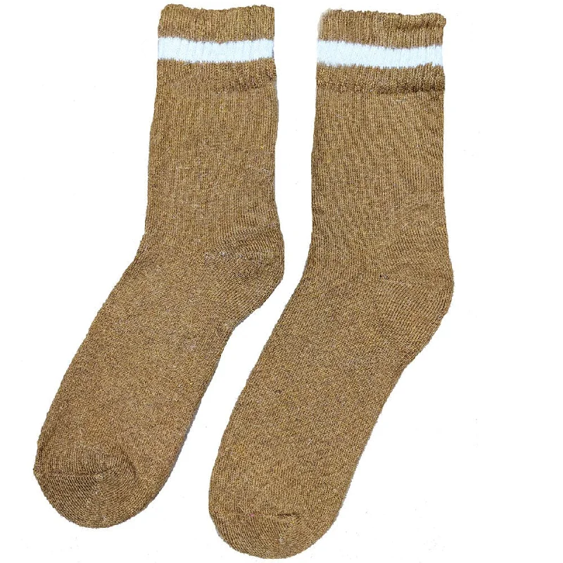The Best Prices Thick Mustard Wool Blend Socks size 7-11