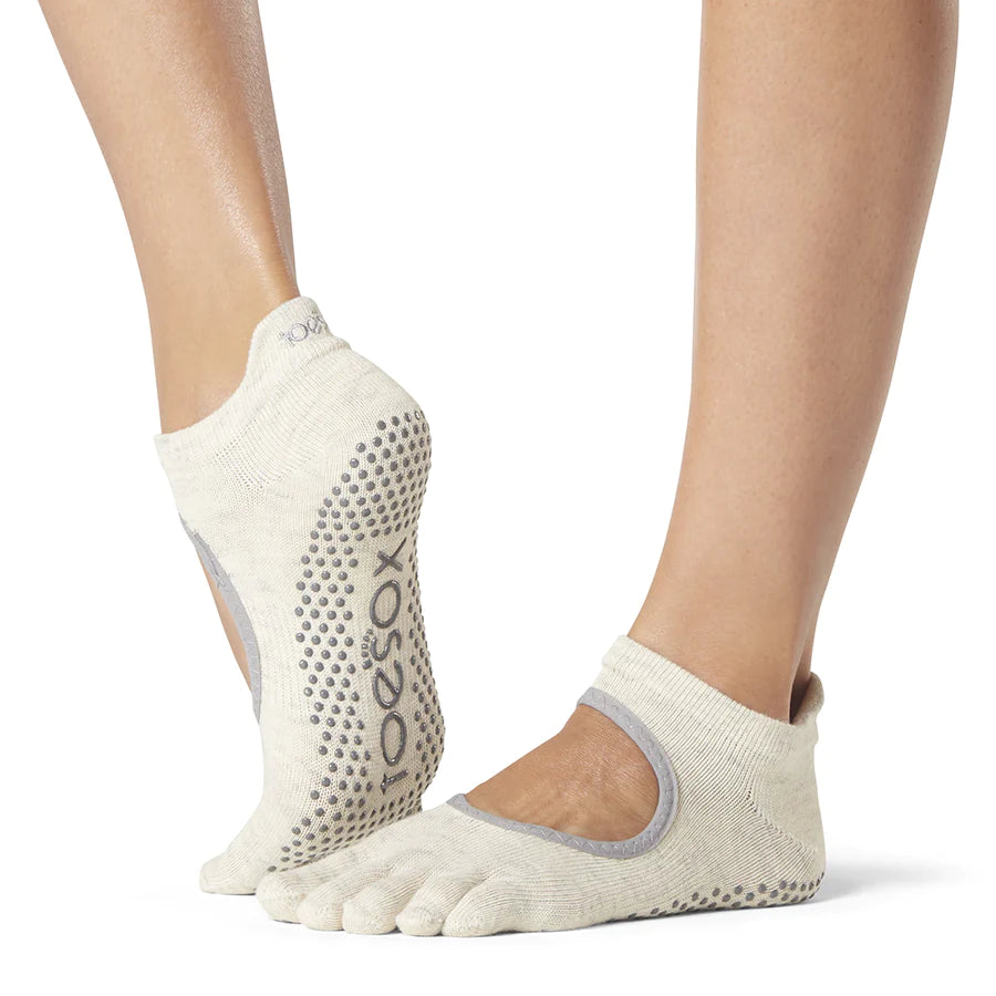 Make Your Weekend Count with Savings TOESOX Grip Full Toe Bellarina - Oatmeal