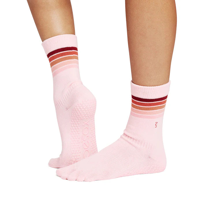 Weekend Discounts to Love TOESOX Grip Full Toe Crew - Summit