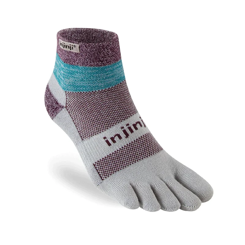 Midnight Madness Unisex Injinji Trail Midweight Mini-Crew Socks