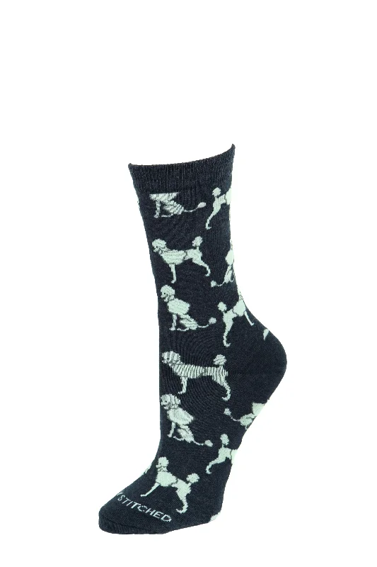Dark Heather Grey White