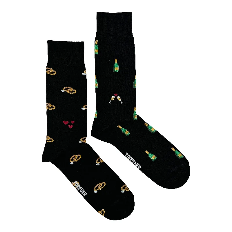 Daily Special Wedding Mismatched Socks M
