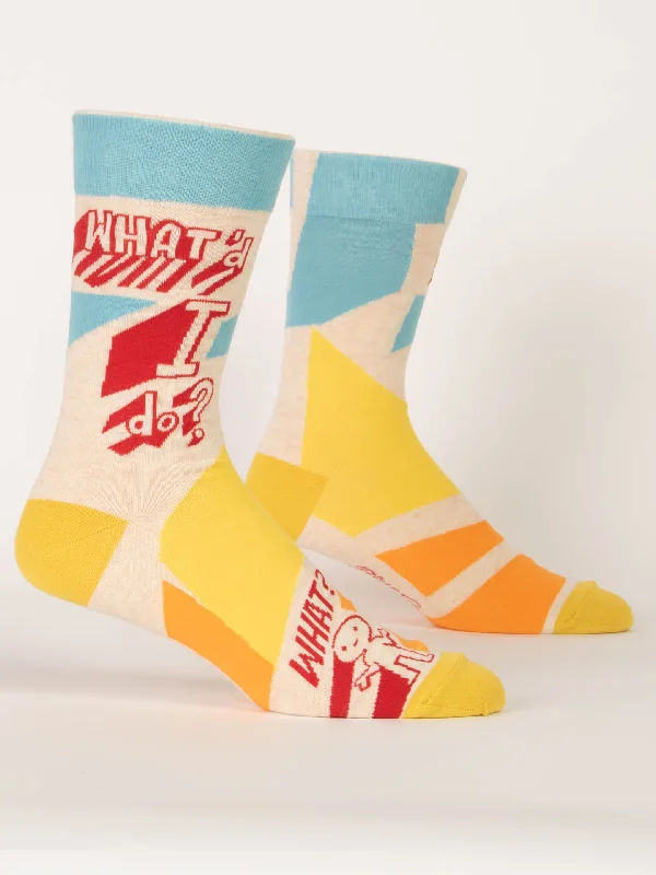 Quick Deals What'd I Do? M-Crew Socks