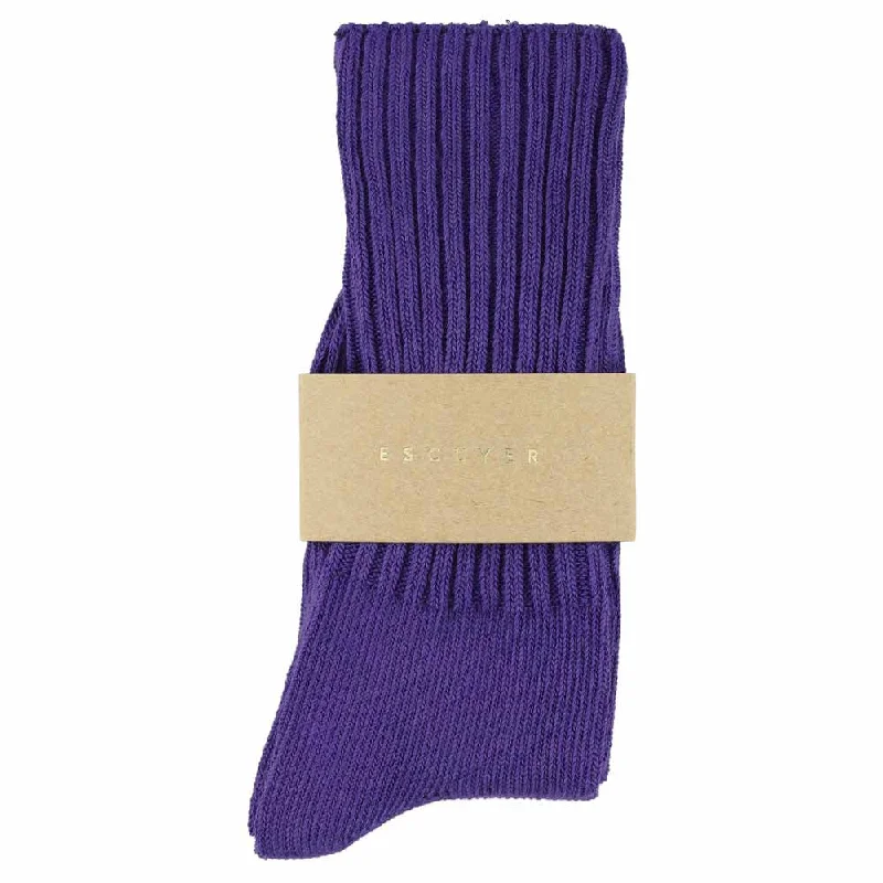 Can't Resist Women Crew Socks - Deep Purple