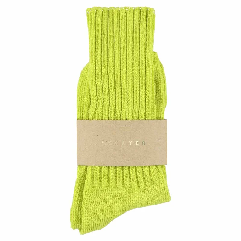 Weekend Savings Extravaganza Women Crew Socks - Lemon