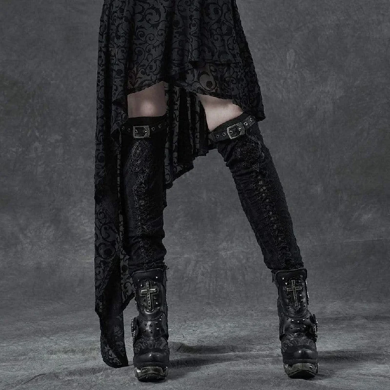The Best Deal Women's Gothic Ripped Fitted Leg Warmers