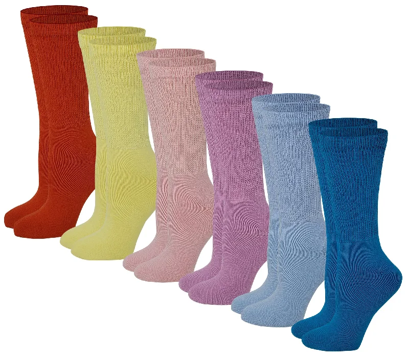 Sale Alert Mid-Calf Medi Crew Socks | Diabetes & Circulation | Womens 9-11 (6 Pairs)