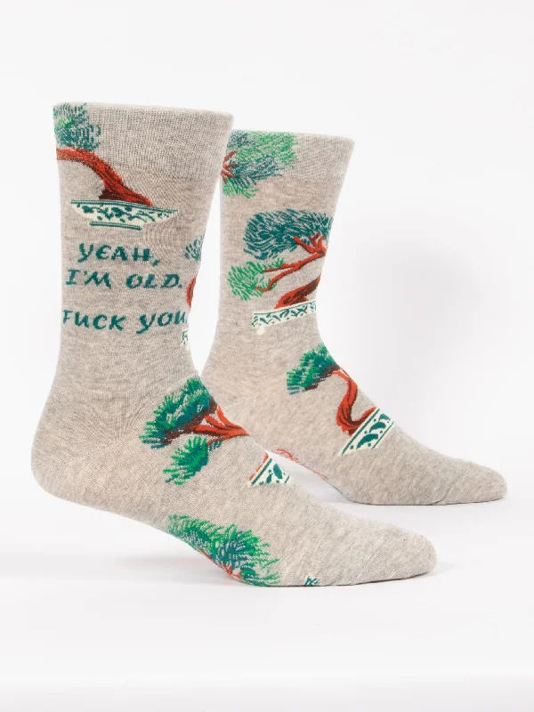 Weekend Discounts to Relish Yeah, I'm Old. Fuck You. M-Crew Socks