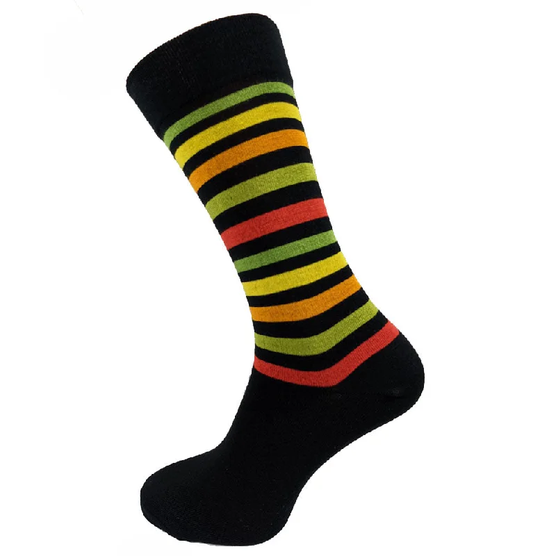 New Arrival Zesty Stripe Bamboo Socks